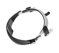 ZEPFJHE Bandeau confortable réglable pour lunettes de réalité virtuelle améliore le design ventilé et en silicone souple résistant à la transpiration pour la tête de lunettes