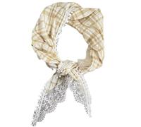 ZEPFJHE Bandeau de printemps délicat pour femme - Reste à la mode - Bordure en dentelle transparente - Élastique pour toutes les occasions