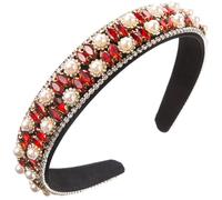 ZEPFJHE Bandeau élastique en strass pour femme et fille - Bandeau de maquillage pour spa - Bandeau de voyage pour se laver le visage et le maquillage pour femme