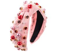 ZEPFJHE Bandeau élégant avec détails étincelants - Accessoire tendance pour les fêtes