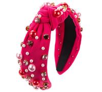 ZEPFJHE Bandeau élégant avec détails étincelants - Accessoire tendance pour les fêtes