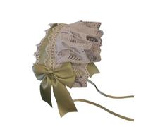 ZEPFJHE Bandeau réglable pour femme avec dentelle volantée et nœud - Accessoires pour cosplay et fêtes à thème - Accessoire de costume de soubrette