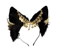 ZEPFJHE Bandeaux d'oreilles en peluche avec pompons exotiques pour les amateurs d'anime et accessoires de fête à thème