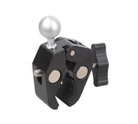 ZEPFJHE Base de fixation de guidon à tête sphérique de 17 mm pour vélo, moto, support de téléphone en aluminium