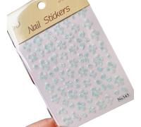 ZEPFJHE Beaux décalcomanies pour Ongles à Fleurs 5D, Coque Brillante, Finition Brillante, Plusieurs Motifs, Application Simple, Designs attrayants