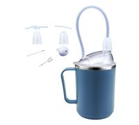 ZEPFJHE Bec verseur anti-fuite en acier inoxydable de 450 ml pour adultes