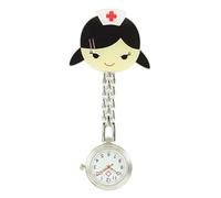 ZEPFJHE Belle Bande Dessinée Infirmière Poche Montre des Montres De Poche Infirmières Confortables pour Les Professionnels Médicaux