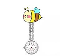 ZEPFJHE Belle Bande Dessinée Infirmière Poche Montre des Montres De Poche Infirmières Confortables pour Les Professionnels Médicaux