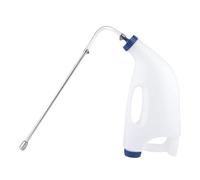 ZEPFJHE Biberon pour veau - Capacité de 4 l - Avec long goulot pour une alimentation fluide - Biberon horizontal pour lait de veau - Mangeoires pour animaux de ferme