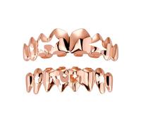 ZEPFJHE Bijou tendance en forme d'étoile à cinq points en cuivre pour concerts et propositions de mode Hip Hop, One Size, Comme décrit, Comme décrit.