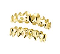 ZEPFJHE Bijou tendance en forme d'étoile à cinq points en cuivre pour concerts et propositions de mode Hip Hop, One Size, Comme décrit, Comme décrit.