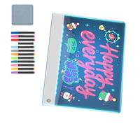 ZEPFJHE Bloc-Notes Lumineux Multicolore pour, Jouet éducatif avec Source d ' Alimentation intégrée, Jouet éducatif Lumineux