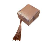 ZEPFJHE Boîte à bijoux de style vintage chinois élégant avec pompons pour la maison ou les voyages Designs chinois traditionnels