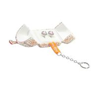 ZEPFJHE Boîte à bijoux tendance portable, boîte à bijoux, petite boîte à bijoux pour bagues et boucles d'oreilles, étui de rangement pour couples