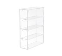 ZEPFJHE Boîte de rangement à 4 compartiments multiples pour lunettes