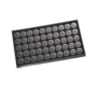 ZEPFJHE Boîte de rangement multifonctionnelle 25/50 compartiments pour nail art conçue pour un rangement efficace et la protection des petits articles de salon de manucure