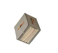 ZEPFJHE Boîte de rangement pliable de grande capacité avec fenêtre transparente étanche pour l'organisation de la maison, solution d'économie d'espace, organiseur portable de transport à la main