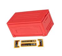 ZEPFJHE Boîte de rangement pour voiture d'escalade à l'échelle 1/10 et 1/8, simulation détaillée et résistante aux chocs