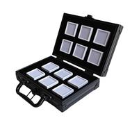 ZEPFJHE Boîte de rangement robuste en alliage d'aluminium pour un rangement sûr et un transport facile des pierres précieuses