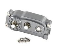 ZEPFJHE Boîtier de transfert en aluminium pour essieux de 313 mm 1/10 à distance Rock Crawlers Boîte de vitesses double vitesse Châssis en métal Boîtes de vitesses en aluminium