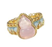 ZEPFJHE Bonnes En Dentelle Florale Réglable Élégante Avec Des Anneaux De Bande Ouverte De Finition Émaillée Émaillée