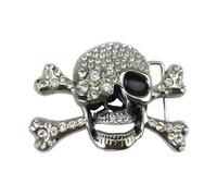 ZEPFJHE Boucle de ceinture vintage en métal pour adulte et adolescent, Diamant blanc argenté, Comme décrit