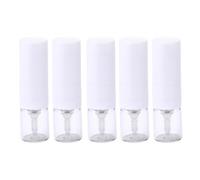 ZEPFJHE Bouteille atomiseur en verre rechargeable avec, White | Ensemble corps de bouteille en verre et pompe, application de brume fine, capuchon de protection pour un stockage