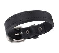 ZEPFJHE Bracelet à perles en cuir fait à la main - Bijoux élégants - Texture cadeau pour femme - Bracelet à bascule réglable, taille unique, Comme décrit