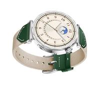 ZEPFJHE Bracelet élégant en cuir composite tissé et nylon - Bracelet confortable pour montre - Améliore le design du fermoir pour plus de stabilité - Cuir mélangé et nylon