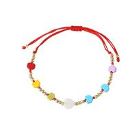 ZEPFJHE Bracelet réglable en hématite noire avec perles et pierres précieuses uniques - Bracelet tendance élégant pour rendez-vous galant, bijoux en agate, taille unique, Comme décrit