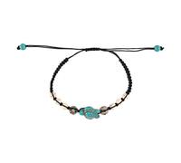 ZEPFJHE Bracelets uniques en turquoise tortues de mer pour femmes et hommes faits à la main en pierre naturelle bijoux de plage accessoire tendance pour femme pierres précieuses naturelles, taille