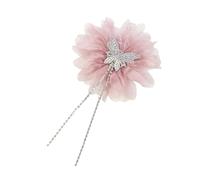 ZEPFJHE Broche en forme de fleur à coudre avec strass pour robe de mariée, rideau, écharpe, décoration, accessoires, broche tendance pour femme