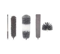 ZEPFJHE Brosse de plafond professionnelle avec tige télescopique ergonomique en microfibre pour plafond et coin lavable