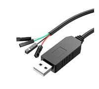 ZEPFJHE Câble adaptateur USB haute vitesse avec convertisseur de signaux TXD RXD GND pour systèmes embarqués XP/7/8 Câble adaptateur USB vers TTL
