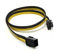 ZEPFJHE Câble d'extension d'alimentation PCIExpress 6 broches mâle vers femelle pour carte vidéo CPU PCIE câble d'alimentation connecteurs de carte graphique