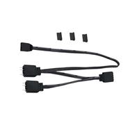 ZEPFJHE Câble D'extension De Séparateur Argb Argb Flexible Câble D'extension du Séparateur 5V 3pin 1 Femelle À 3 Adaptateur Masculin pour Ordinateur pour Refroidissement par PC