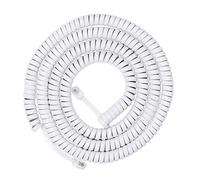ZEPFJHE Câble téléphonique moderne enroulé RJ9 RJ11 4P4C pour améliorer n'importe quel bureau ou décoration d'intérieur Cordon flexible
