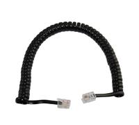 ZEPFJHE Câble téléphonique moderne enroulé RJ9 RJ11 4P4C pour améliorer n'importe quel bureau ou décoration d'intérieur Cordon flexible