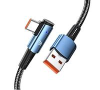 ZEPFJHE Câble USB A vers données et charge rapide 7 A/100 W avec cordon de données tressé de 480 Mbps