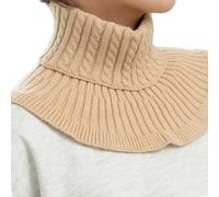ZEPFJHE Cache-cou en tricot doux pour activités de plein air en hiver, design extensible, convient pour les femmes et les filles, R, M