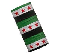 ZEPFJHE Cache-cou respirant avec drapeaux nationaux syriens pour activités de plein air, événements culturels, cyclisme, a, Taille unique
