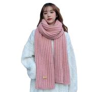ZEPFJHE Cache-cou tricoté multi-usage extensible pour l'hiver et l'extérieur, rose, M