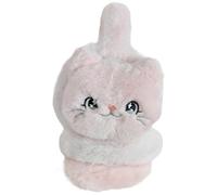 ZEPFJHE Cache-oreilles en forme de chat pour filles et, bandeau en fourrure, chauffe-oreilles, pour l ' hiver, noël, nouvel an, cadeaux d ' anniversaire, dessin animé