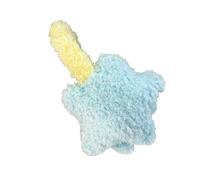 ZEPFJHE Cache-oreilles en peluche épaisse pour femmes, style années 2000, couleurs bloquées, coupe-vent, chaud, Blue Five Pointed St, taille unique