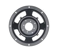 ZEPFJHE Cadre de Bassin de réparation de Haut-Parleur avec Trou de, D | Tôle de fer laminée à froid, construction en fer estampé supportant les composants du diaphragme magnétique pendant