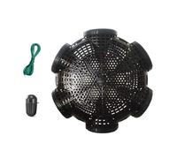ZEPFJHE Cage À Anguille en Plastique Professionnelle Panier De Crabes en Plein Air Appâts Pêche Crevettes Écrevisses Cages Pêche Eel Cage