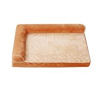 ZEPFJHE Canapé-lit pour petits chiens avec double appui-tête en mousse lavable pour chien