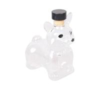 ZEPFJHE Carafe à whisky décorative en verre transparent en forme de chien pour présentation de spiritueux et comme cadeau de démarrage de conversation en forme de chien
