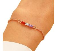 ZEPFJHE Cardiaque Élégant avec des Pierres De Naissance À Double Naissance Conçoit Une Décoration pour Célébrer Les Cadeaux Spéciaux À Usage Quotidien des Pierres De