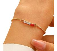 ZEPFJHE Cardiaque Élégant avec des Pierres De Naissance À Double Naissance Conçoit Une Décoration pour Célébrer Les Cadeaux Spéciaux À Usage Quotidien des Pierres De